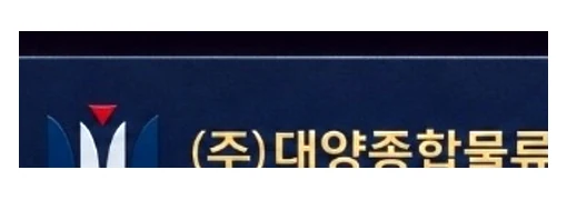 (주)대양종합물류 로고